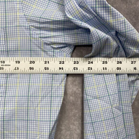 Izod Advantage Performance Button Down Shirt Mens 15-15.5 32/33 M Reg Fit Easy - Picture 9 of 11